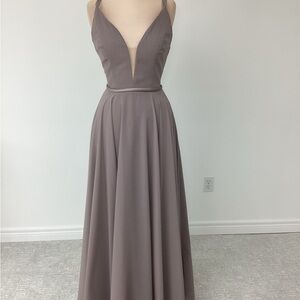 Christina Wu - Style 22889 in colour Mink Size 8